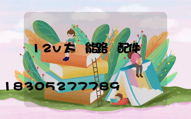 12v太陽能路燈配件