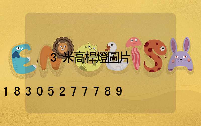 3米高桿燈圖片