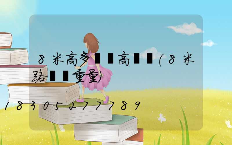 8米高多燈頭高桿燈(8米路燈桿重量)
