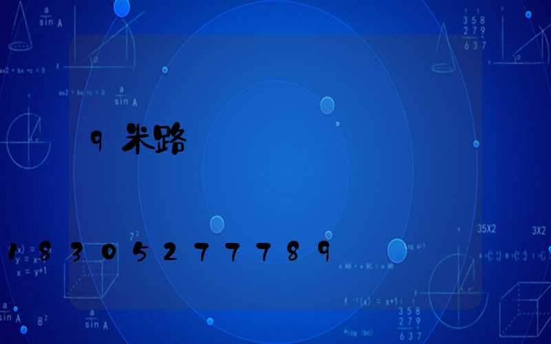 9米路燈燈桿報價
