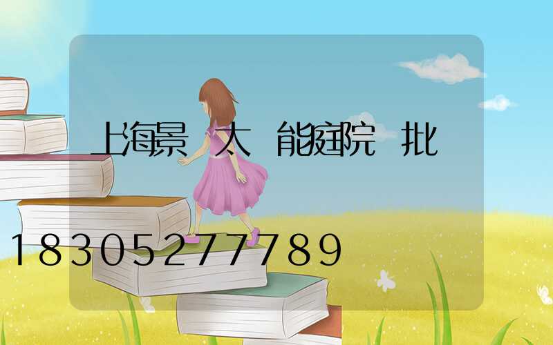上海景觀太陽能庭院燈批發
