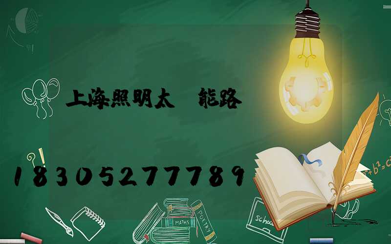 上海照明太陽能路燈