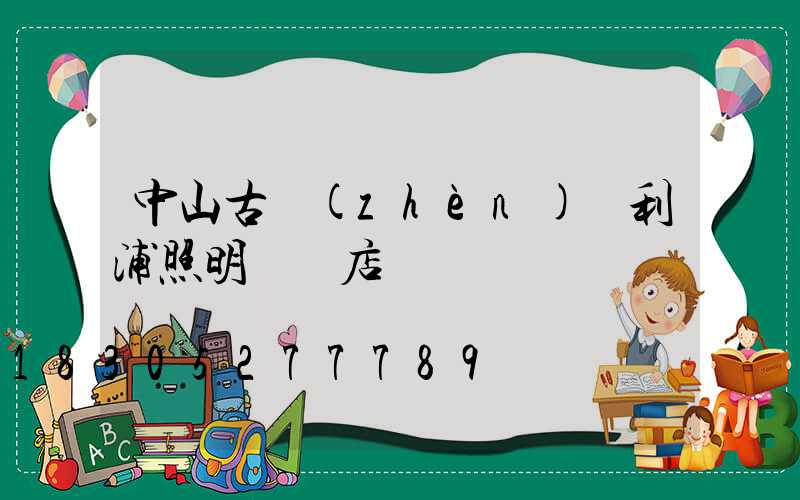 中山古鎮(zhèn)飛利浦照明專賣店
