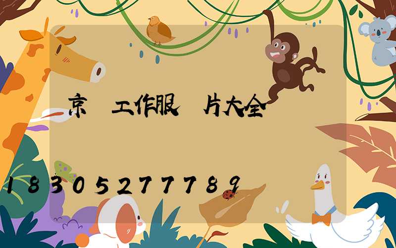 京東工作服圖片大全