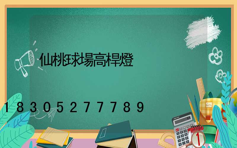 仙桃球場高桿燈