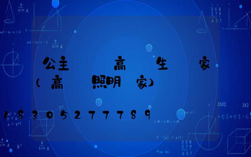 公主嶺雙頭高桿燈生產廠家(高桿燈照明廠家)