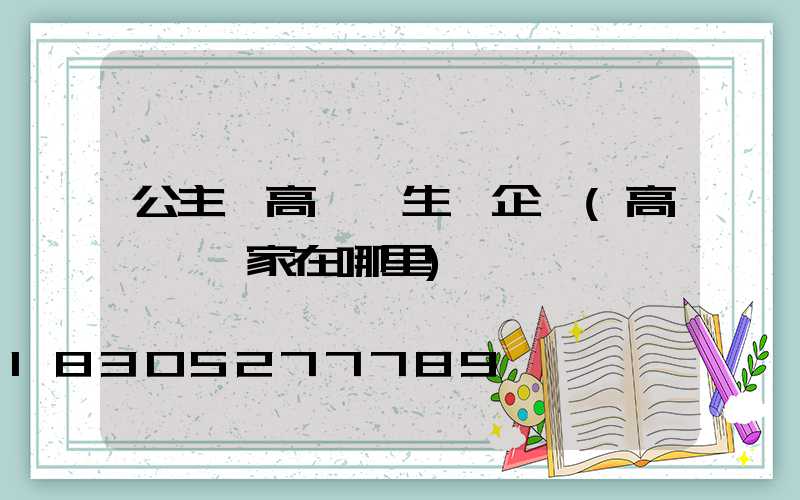公主嶺高桿燈生產企業(高桿燈廠家在哪里)