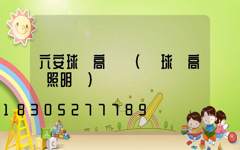 六安球場高桿燈(籃球場高桿照明燈)