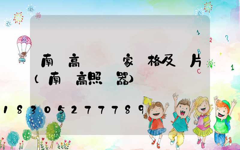 南寧高桿燈廠家價格及圖片(南寧高照電器)