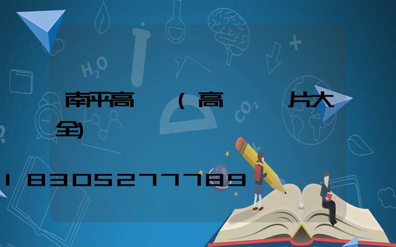 南平高桿燈(高桿燈圖片大全)