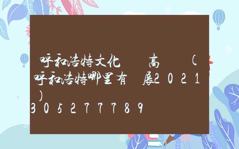 呼和浩特文化廣場高桿燈(呼和浩特哪里有燈展2021)