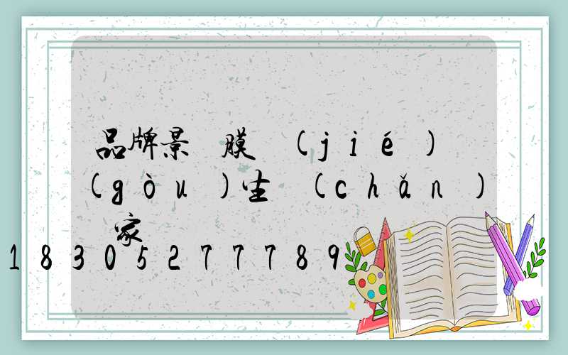 品牌景觀膜結(jié)構(gòu)生產(chǎn)廠家