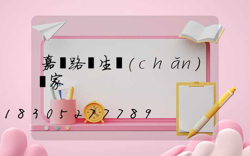 嘉興路燈生產(chǎn)廠家