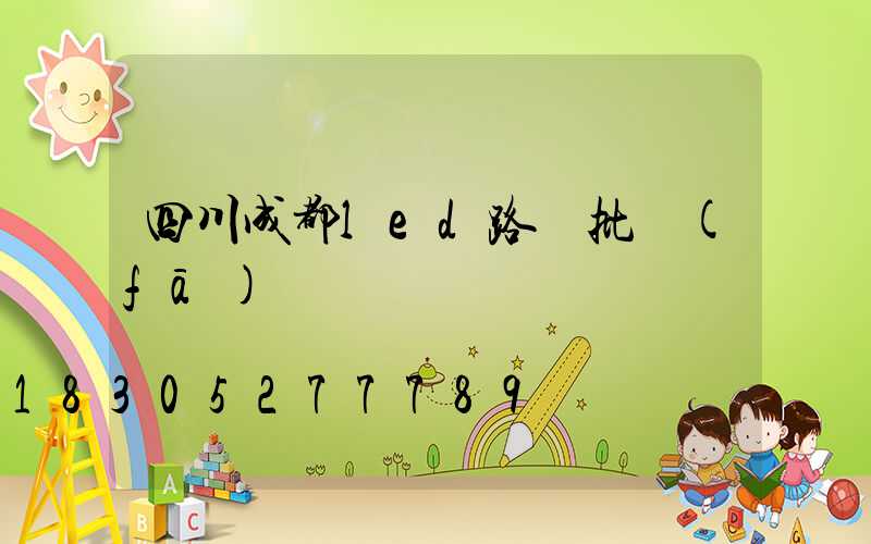 四川成都led路燈批發(fā)倉儲