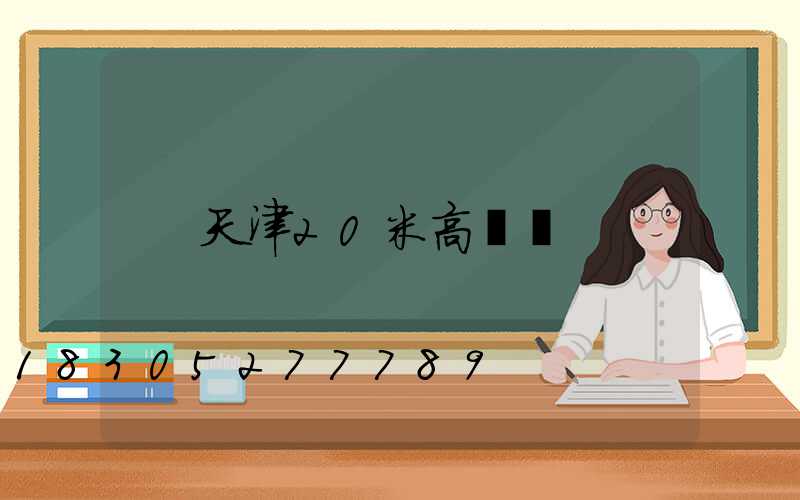 天津20米高桿燈