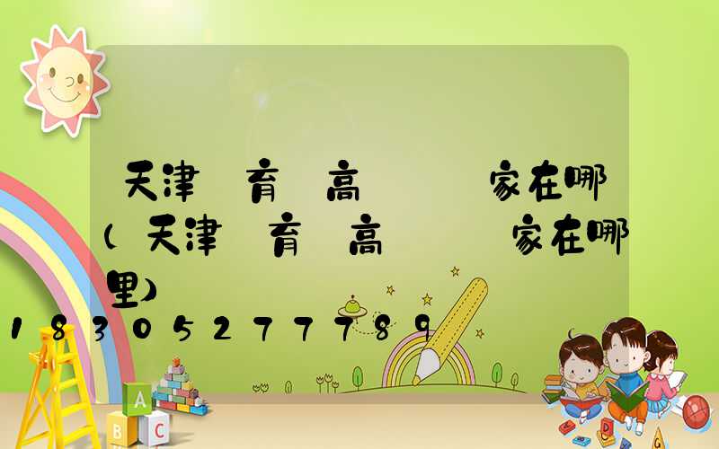 天津體育場高桿燈廠家在哪(天津體育場高桿燈廠家在哪里)