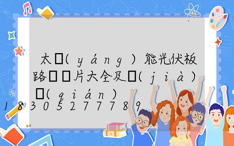 太陽(yáng)能光伏板路燈圖片大全及價(jià)錢(qián)