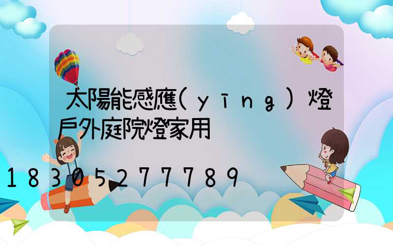 太陽能感應(yīng)燈戶外庭院燈家用