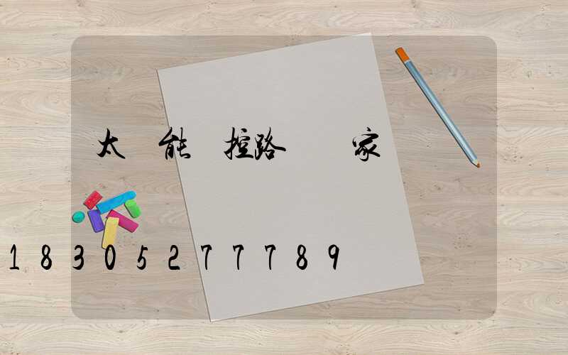 太陽能監控路燈廠家