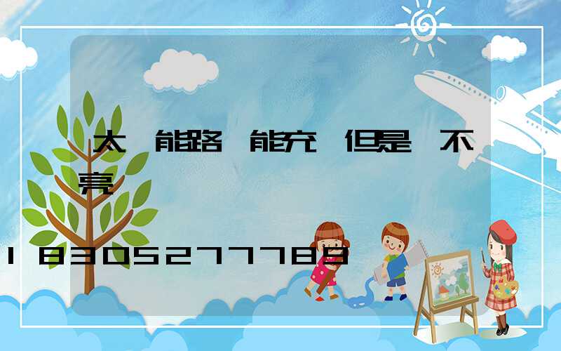 太陽能路燈能充電但是燈不亮