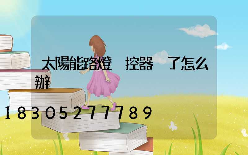 太陽能路燈遙控器丟了怎么辦
