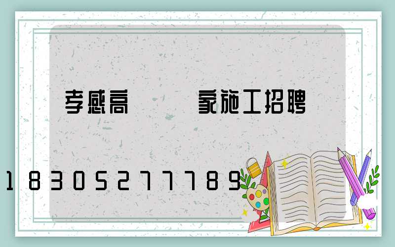 孝感高桿燈廠家施工招聘