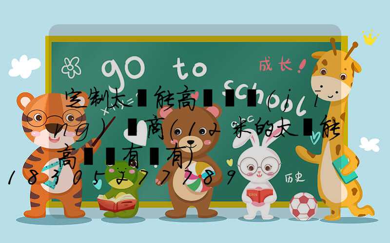 定制太陽能高桿燈經(jīng)銷商(12米的太陽能高桿燈有沒有)