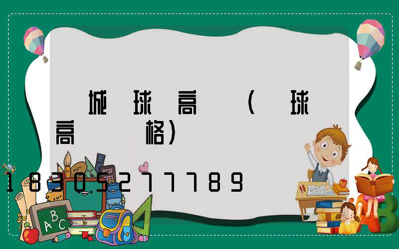 寧城縣球場高桿燈(籃球場高桿燈價格)