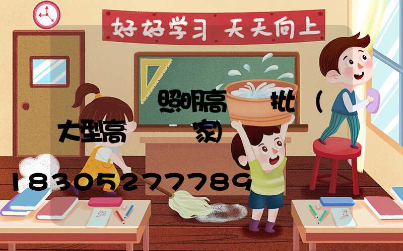 專業廠區照明高桿燈批發(大型高桿燈廠家)