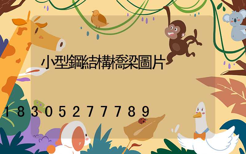 小型鋼結構橋梁圖片
