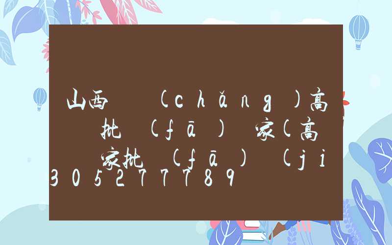 山西廣場(chǎng)高桿燈批發(fā)廠家(高桿燈廠家批發(fā)價(jià)格)