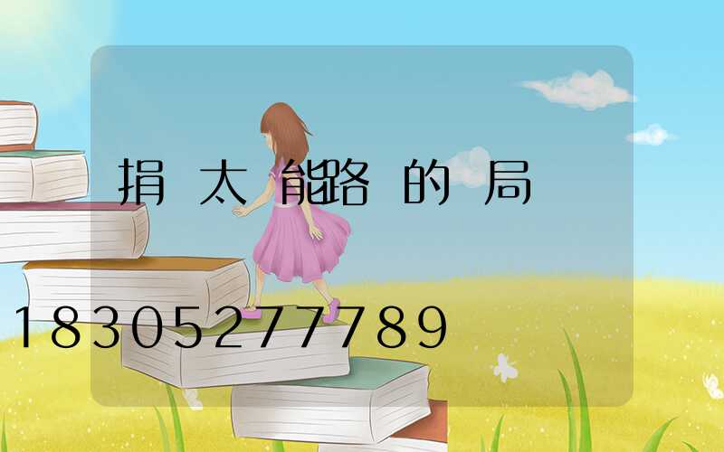 捐贈太陽能路燈的騙局