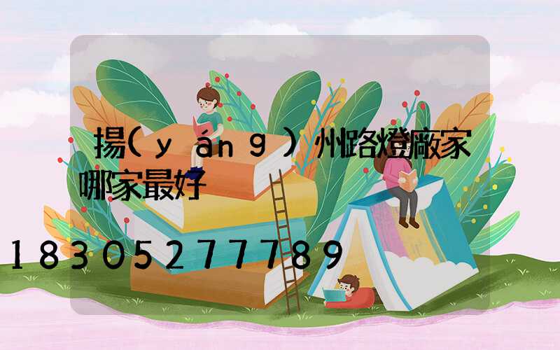 揚(yáng)州路燈廠家哪家最好