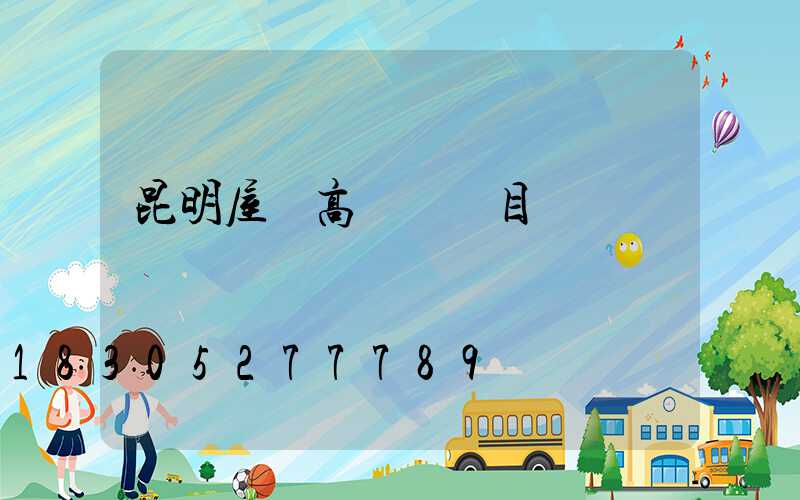 昆明屋頂高桿燈項目