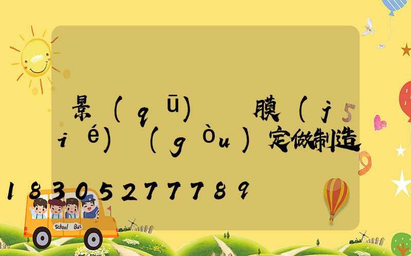 景區(qū)裝飾膜結(jié)構(gòu)定做制造