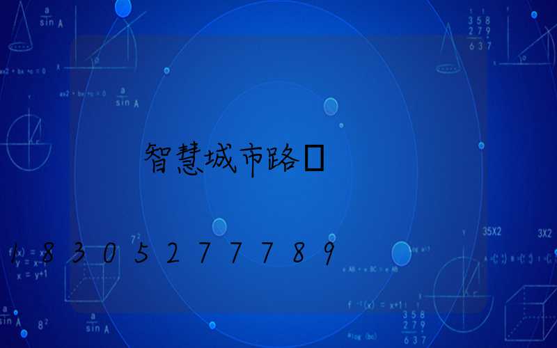 智慧城市路燈