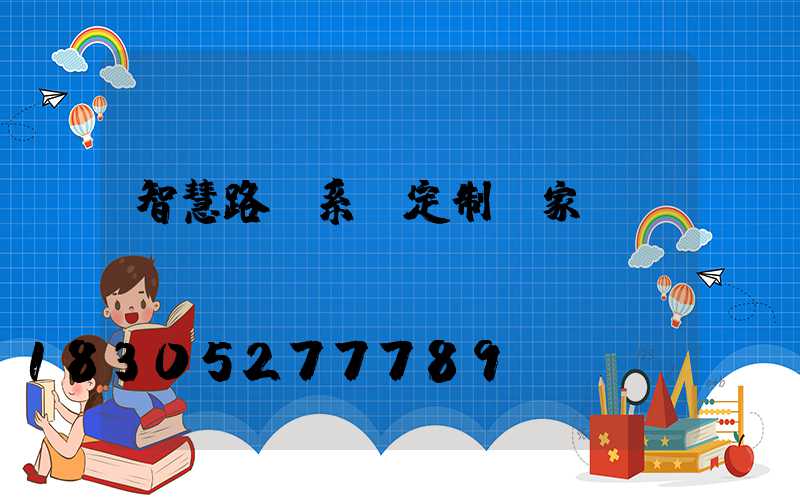 智慧路燈系統定制廠家