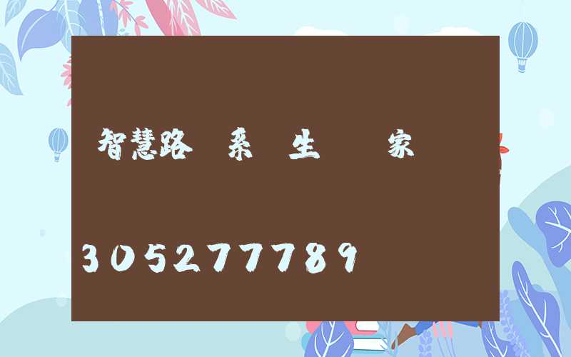 智慧路燈系統生產廠家