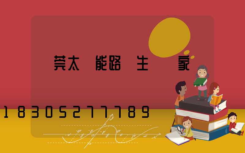 東莞太陽能路燈生產廠家