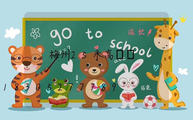 梅州25米高桿燈