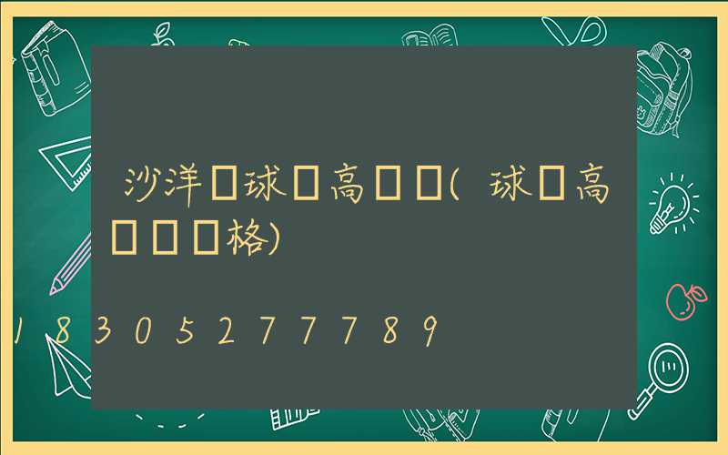 沙洋縣球場高桿燈(球場高桿燈價格)