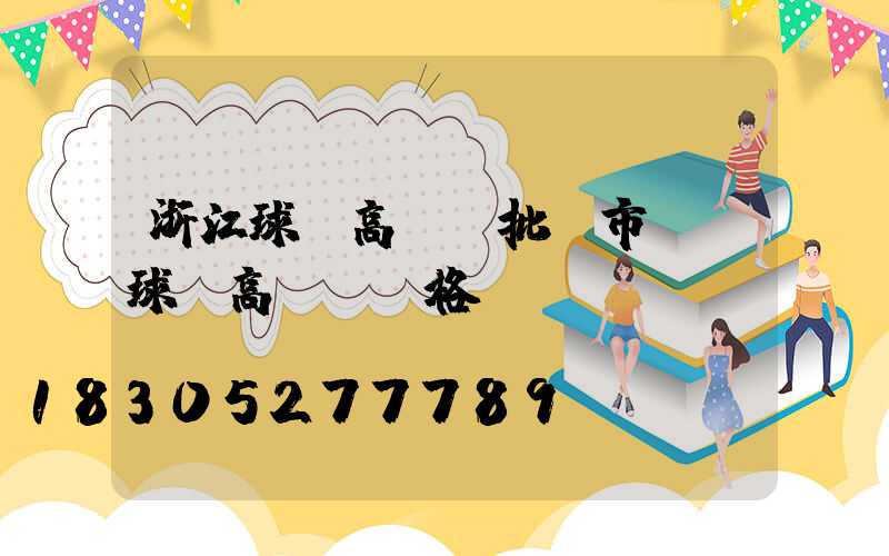 浙江球場高桿燈批發市場(球場高桿燈價格)