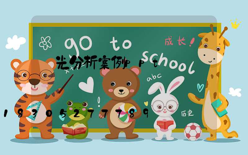 燈光分析案例ppt