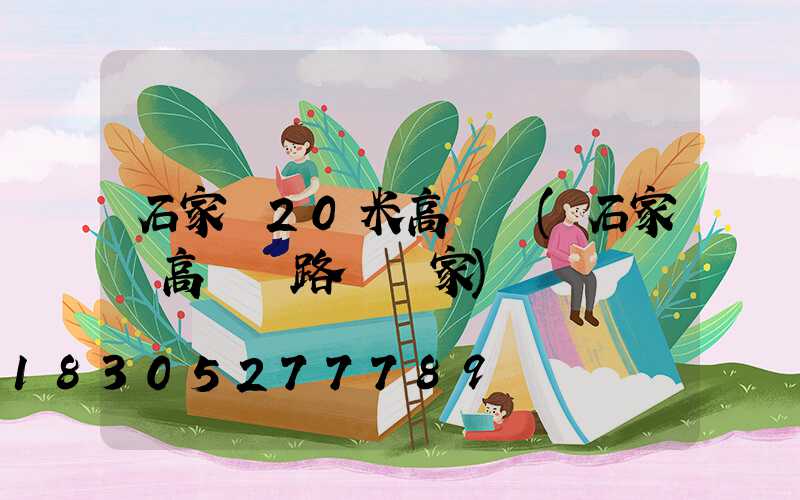 石家莊20米高桿燈(石家莊高桿燈路燈廠家)