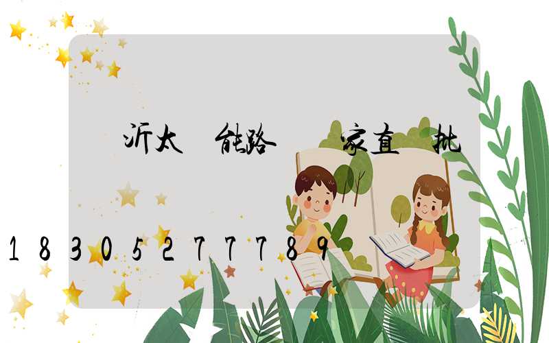 臨沂太陽能路燈廠家直銷批發
