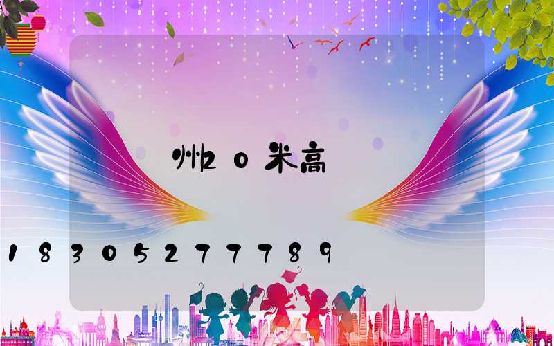 蓋州20米高桿燈