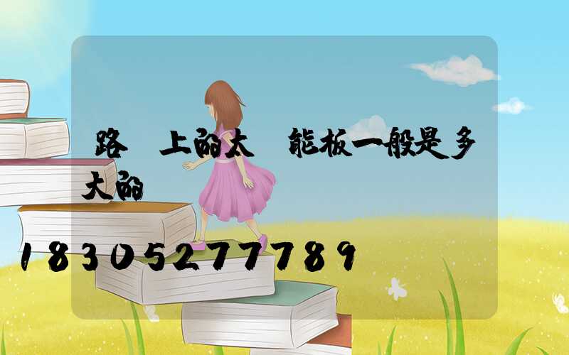 路燈上的太陽能板一般是多大的