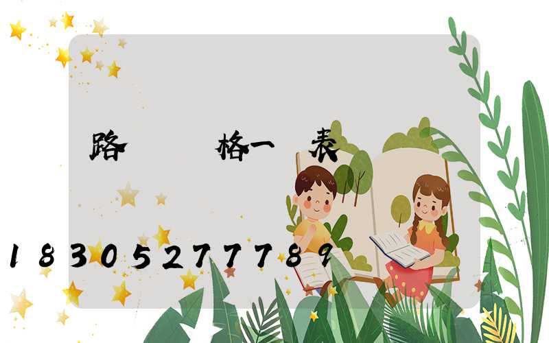 路燈桿價格一覽表