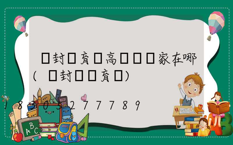 開封體育場高桿燈廠家在哪(開封縣體育場)