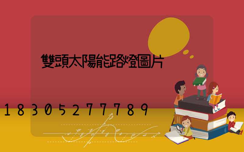 雙頭太陽能路燈圖片
